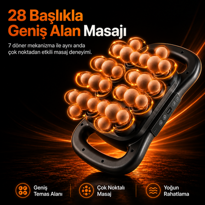 FormaBella 28 Başlıklı Isıtmalı Derin Doku Masaj Aleti